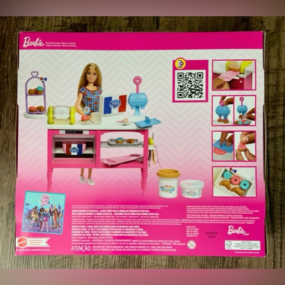 Malibu Barbie ~ “It Takes Two Pastry Café Play Set” 18 Pastry Making Accessories - Picture 3 of 12